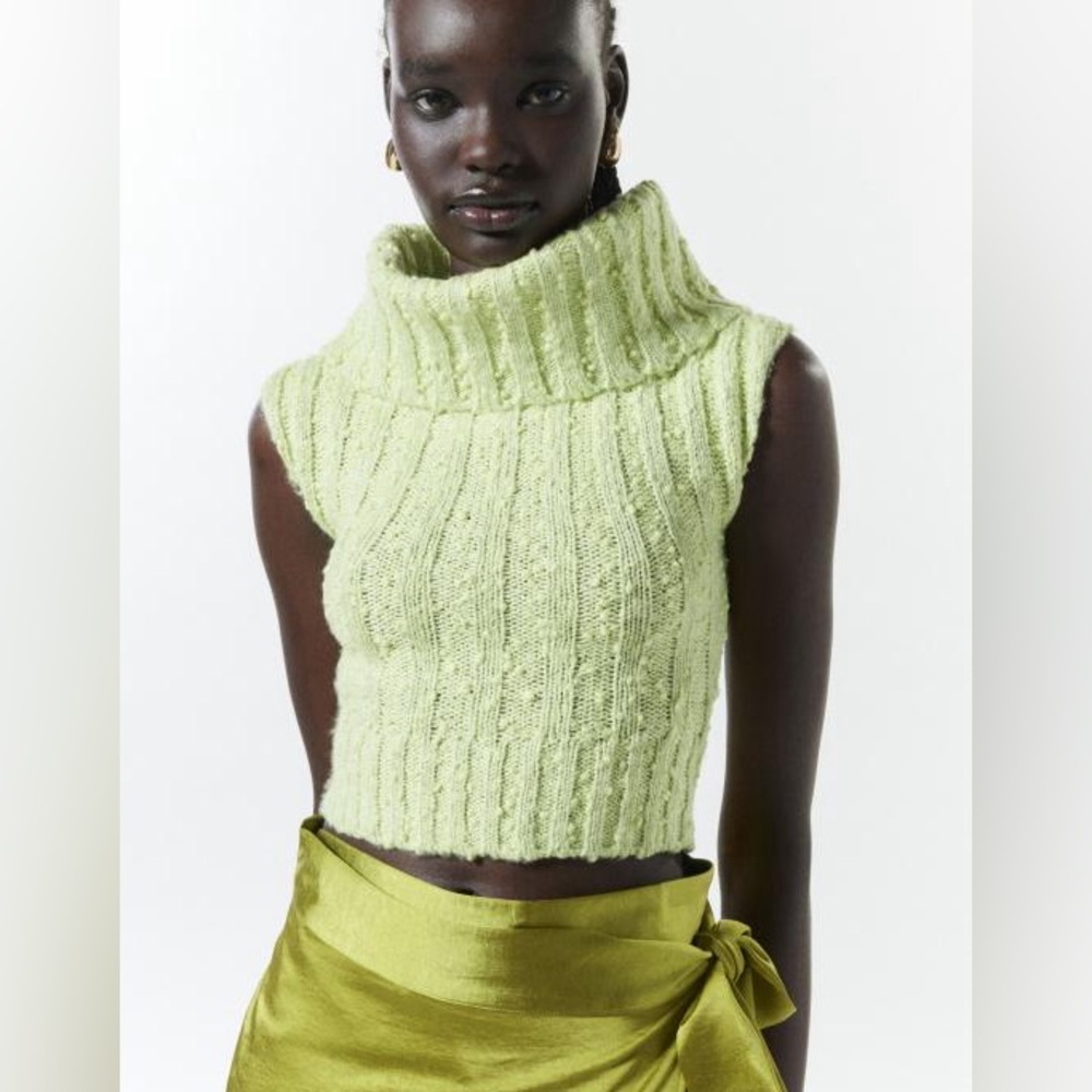 NWOT Urban Outfitter Cowl Neck Short Sleeve Sweater